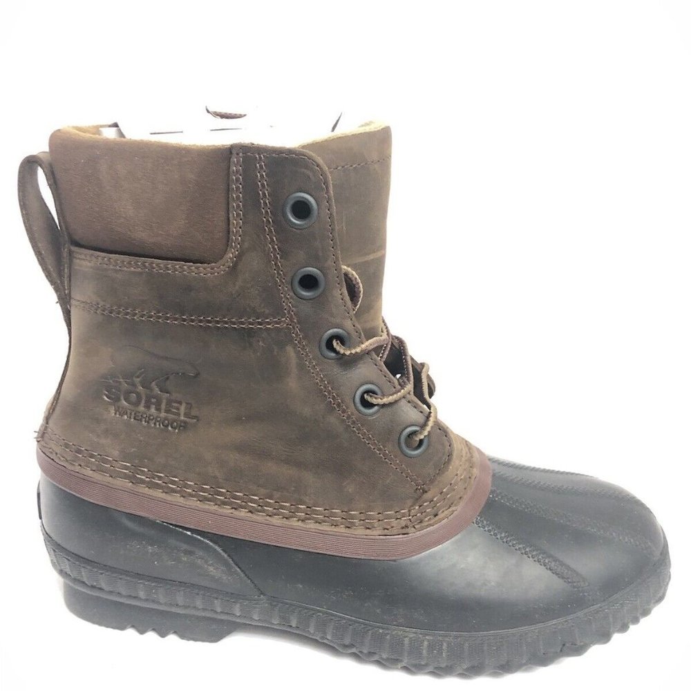 Sorel Men’s Cheyanne II Brown Snow Boots, Size 8.5M